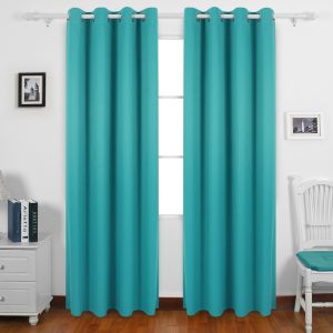#10. Deconovo Solid Thermal Insulated Blackout Curtains