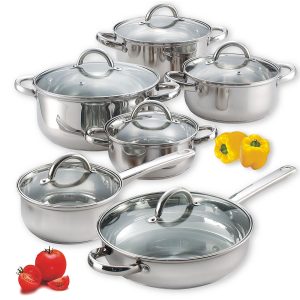 #4. Cook and Home Stainless Steel Set