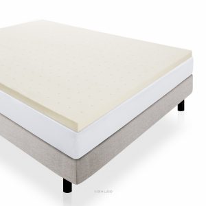 #5. LUCID LinenSpa mattress topper
