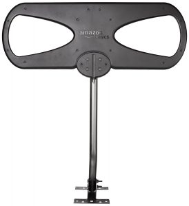 1. AmazonBasics Amplified Indoor/Outdoor HDTV Antenna