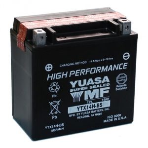 #8. Yuasa YUAM6RH4H YTX14H-BS ATV Battery