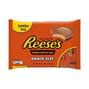 2.REESE'S Peanut Butter Cups, Snack Size