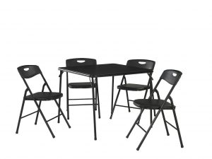 5. Cosco products 5 piece folding chair and table set