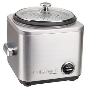 # 5. Cuisinart CRC-400 Rice Cooker, Stainless Steel, 4-Cup