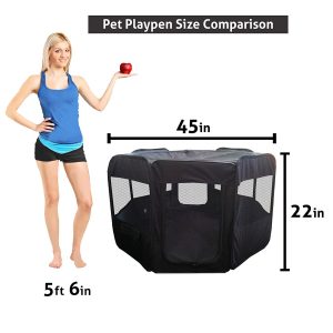 6. ToysOpoly Outdoor/Indoor Pet Playpen Dog Cra