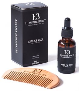 #6. Beard Oil and Comb Set-Beard Care Gift Kit for Men