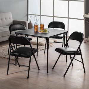 7. Meco Sudden Comfort chair and table set