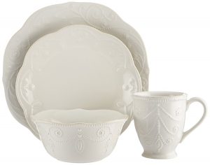 8. Lenox French Perle 4-Piece Place Setting, White