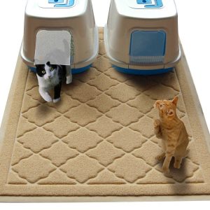 8. Non-toxic Jumbo Size Cat Litter Mat