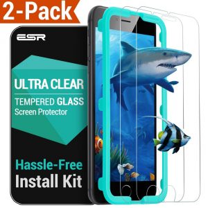 9. ESR [9H Tempered Glass iPhone 6 6S Screen Protector 2-Pack