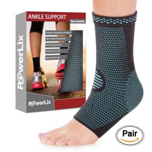 10.PowerLix Ankle Brace Compression Support Sleeve for Athletics