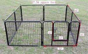 2. BestPet Heavy Duty Pet Playpen Dog Exercise Pen