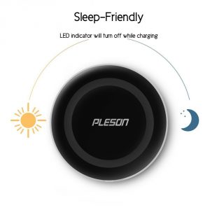 5. PLESON Wireless Charging Pad for Samsung Galaxy