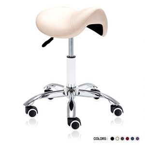 6) Dr.lomilomi Hydraulic Saddle Rolling Medical Massage Stool Chair 506