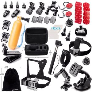 8. Zookki Accessories Kit for GoPro Hero