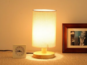 9. Wood Table Lamp Desk Lamp