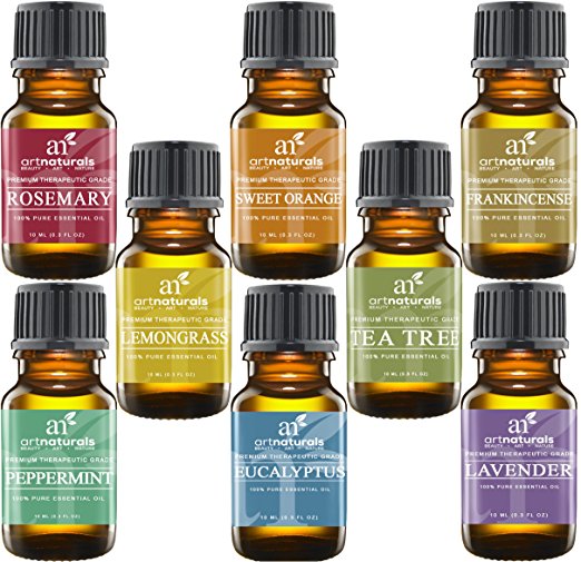 4. ArtNaturals Aromatherapy Top 8 Essential Oils 
