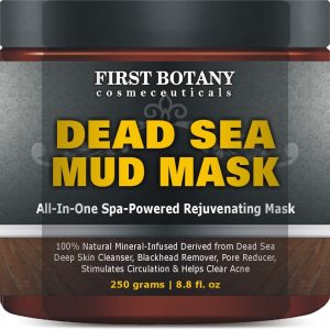 5. First Botany Cosmeceuticals 100% Natural Mineral-Infused Dead Sea Mud Mask