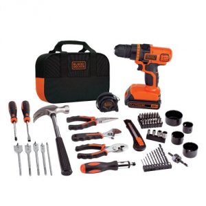 4. BLACK+DECKER LDX120PK Home Repair Kit