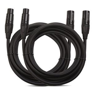 Cable Matters 2-Pack Male to Female XLR Microphone Cable (10 Feet)