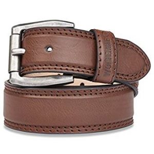 Wolverine Men’s Double Topstitched Leather Belt