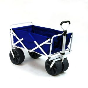 Mac Sports Heavy Duty Collapsible Folding All Terrain Utility Beach Wagon Cart