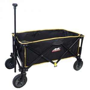 Folding Roomy Sports Utility Wagon Compact Collapsible Bench cart