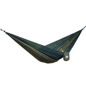 Portable parachute nylon hammock