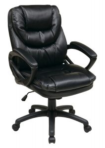 Office Star Faux Leather Manager’s Chair