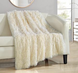 Chic Home Elana Shagy Faux Fur Throw Blanket
