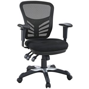 Modway Articulate Black Mesh Office Chair