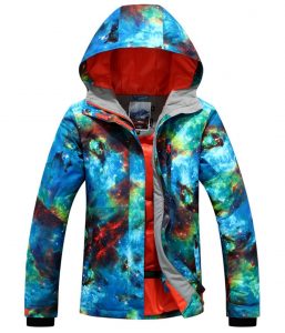 Women’s Ski Jacket High Windproof Snowboard Jacket 