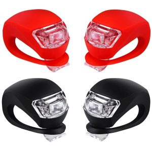 Malker Front and Rear Silicone LED Bike Light Set