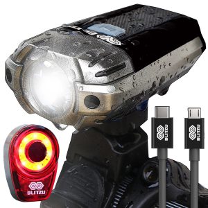 BLITZU Gator 390 USB LED Bicycle Light Set