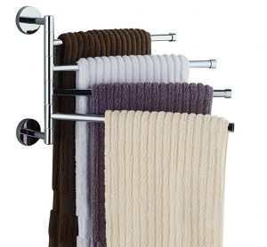 Bekith 16-Inch Wall Mounted Towel Rack Hanger