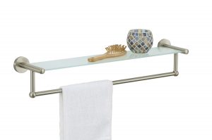 Organize It All Satin Nickel Towel Rack