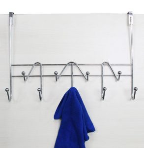 ESYLIFE Hooks Over-Organizer Towel Rack