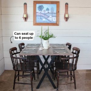 Solid Wood Drop Leaf Dining Room Table