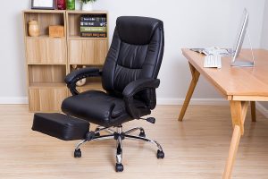 LCH High Back Executive Office Chair-Reclining Napping Computer Desk