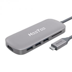 HooToo USB C Hub Adapter 3.1 containing Type C Charging Port,