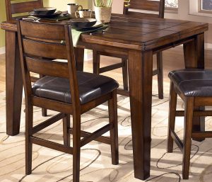 Ashley Furniture Signature Design - Larchmont Dining Room Table with Butterfly Leaf