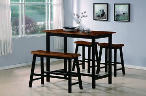 Crown Mark Tyler 4-Piece Counter Height Table Set