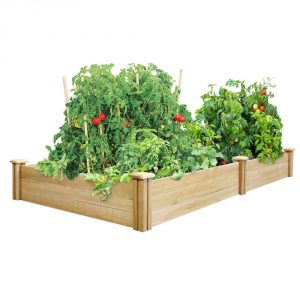 Greenes Cedar Raised Garden Planter-Garden Planters