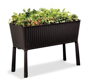 Keter Easy Grow Patio Garden Flower Planter-Garden Planters