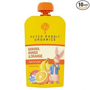 Mango, orange and banana Snacks by Peter Rabbit