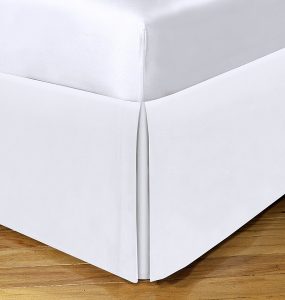 Today’s Home Microfiber Classic Tailored Styling 14" Drop Full, White