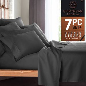 Empyrean Bedding Premium 7-Piece Bed Sheet and Pillow Case Set