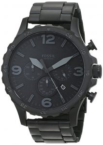 Fossil JR1401 Nate Brushed Steel Watch