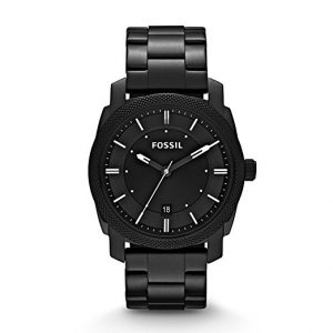 Fossil Men’s Black IP Stainless Steel Watch