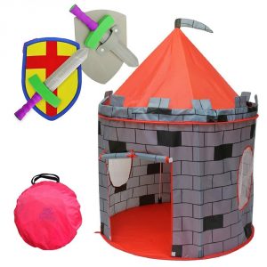 Kiddey Knight's Castle Kids Play Tent -Indoor & Outdoor Children's Playhouse